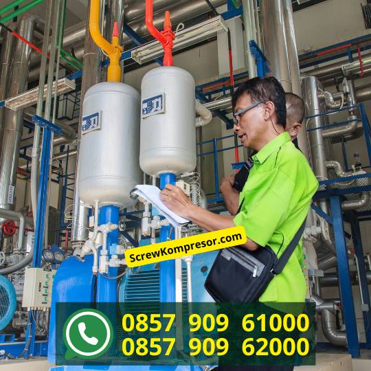 penyebab screw compressor overheat, cara mengatasi screw compressor overheat, solusi mengatasi screw compressor overheat